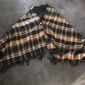 Urban coco button up shawl wrap